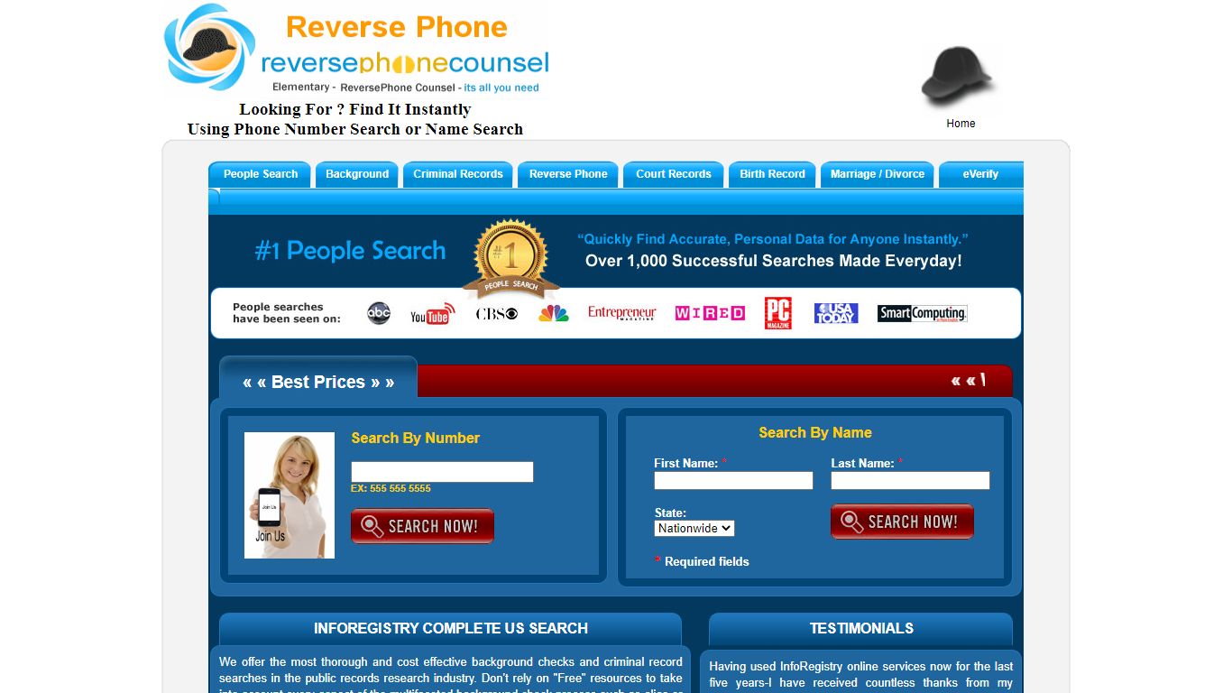 Reverse Phone Number LookUp Background Check People Search Look Up ...